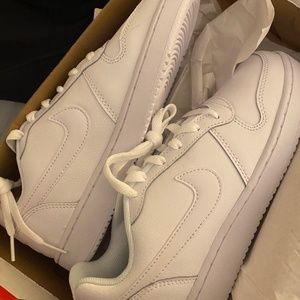 All white woman's nike size 8